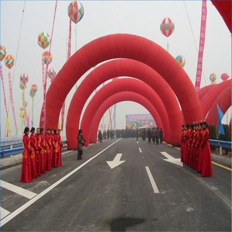 温岭开业纯红拱门